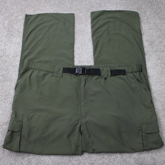 Boy Scouts Of America Cargo Pants Mens 3XL Green Switchback Covertibile Belted - Picture 1 of 15